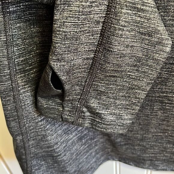 Under Armour dark gray shimmer mock neck pullover - Picture 4 of 5